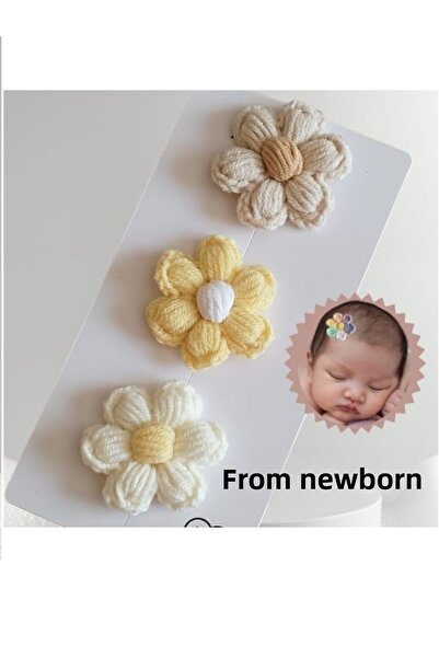 Kadın Girişimciler Atölyesi Newborn Baby Buckle 3-Piece Clip Baby Hairless Ba...