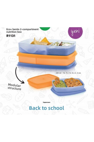 Tupperware Nutrition Set 2 Pieces