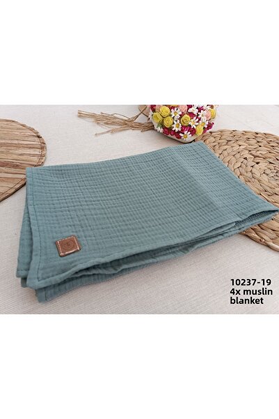 Tomuycuk 4 Layers Muslin Baby Blanket 80x90cm Multi-Purpose Blanket Towel Newborn Gift