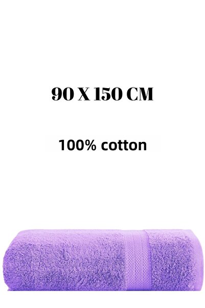 KAYABEY HOME Prosop de baie pentru duș, violet, dimensiune mare, 100% bumbac,...