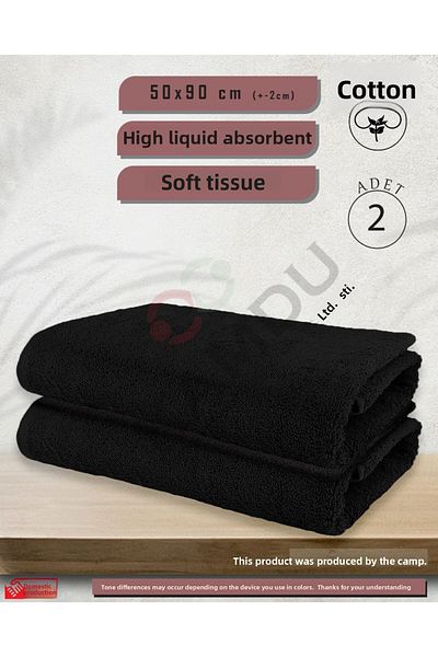 TAHT 2 Pieces 50X90Cm Cotton Barber Towels - for Athlete, Hairdresser, and Bathroom