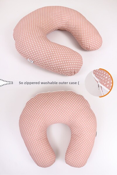 Umaybebek Breastfeeding Pillow Cushion, Cotton Fabric - Padded Pillow 60X60 cm