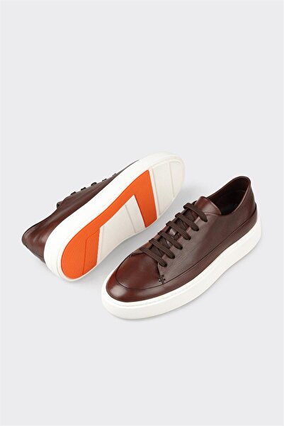Elle Shoes Kahve Deri Erkek Günlük Ayakkabı