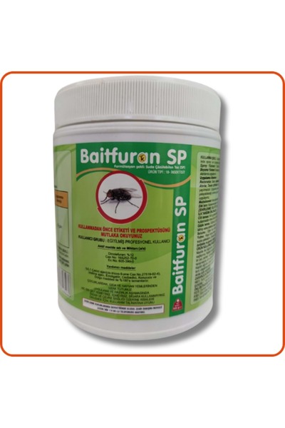 Kulsan İlaç Baitfuran Sp Suda Çözülebilen Karasinek Tozu| 500 gram