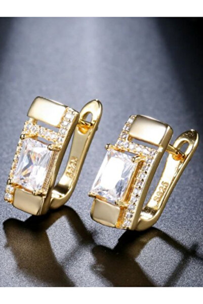 Kelan Cercei placați cu aur 14K cu cristale Crystal Cleo – eleganță strălucitoare