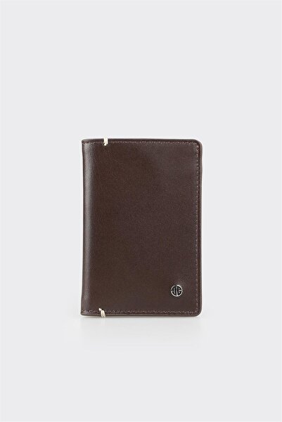 Elle Shoes Kahve Deri Erkek Cüzdan