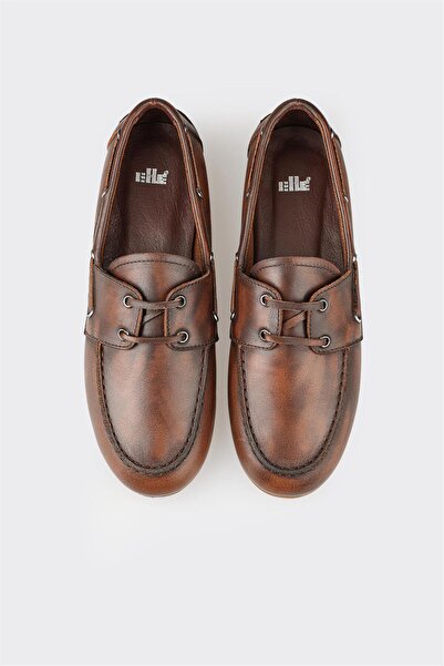 Elle Shoes Tan Leather Women's Casual Shoes