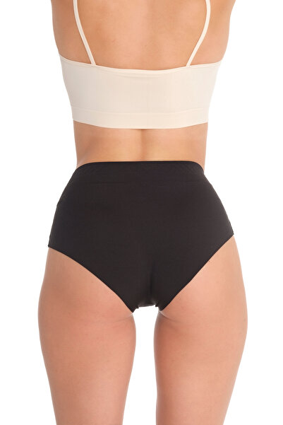 rebirth Silicone Striped Anti-Slip Non-Marking Laser Cut Bato Panties Corset Black m
