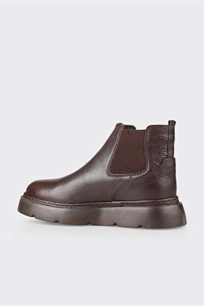 Elle Shoes Kahve Deri Erkek Günlük Bot