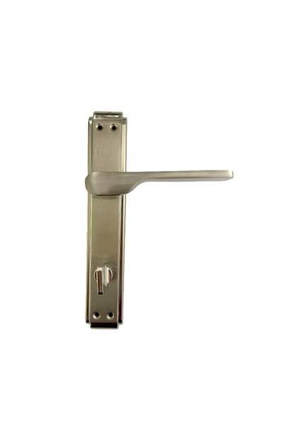 Hira Eda Lüx Gül Wc Door Handle – for Toilet & Bathroom, Locked, (1 Set - Back and Front) Left Direction