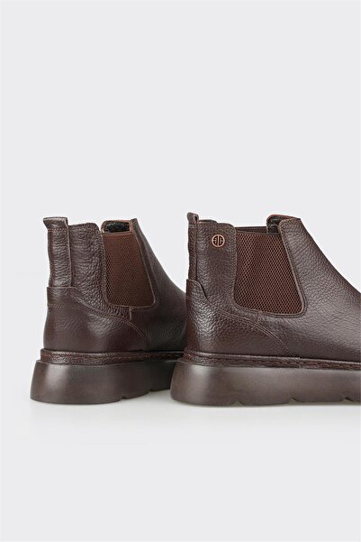 Elle Shoes Kahve Deri Erkek Günlük Bot