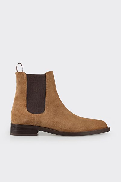 Elle Shoes Taba Deri Kadın Günlük Bot