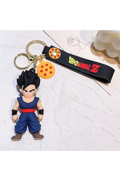 Choice3 7 Anime Dragon Ball Key Chain Z Super Saiyan Son Goku Bulma Broly Piccolo Majin Buu Series Bag Pend.