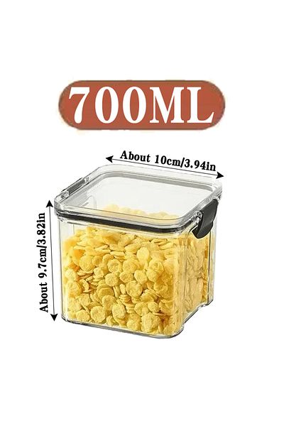 Choice 700ml Kitchen Multigrain Snack Sealed Storage Box Dried Fruit Dried Goods Jar Drawer Storage Contain