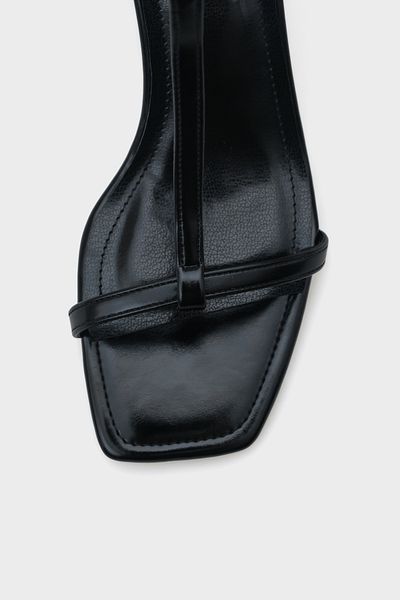 Capone Outfitters Sandale de damă Dalia cu toc mediu cu curele la gleznă