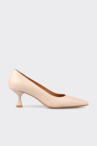 Elle Shoes Pudra Deri Kadın Stiletto