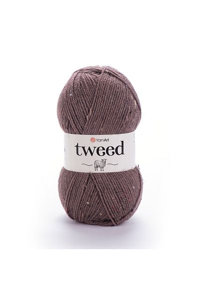 Yarnart Tweed - Μαλλί Πλεκτό Χέρι Καφέ-229