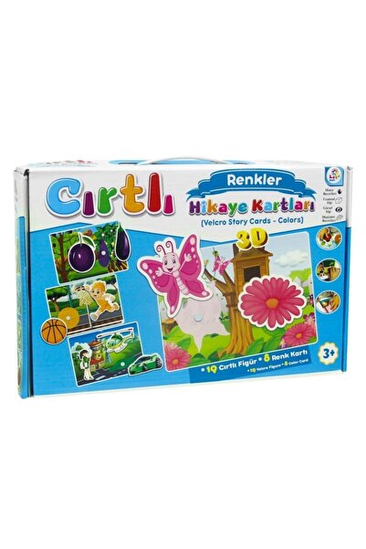 LAÇO KİDS Cırtlı Eğitici Hikaye Kartları Renkler