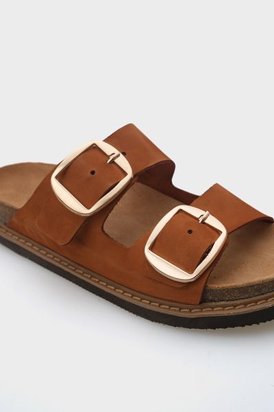 Capone Outfitters Nicole Leather Women's Slippers