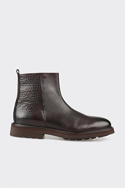 Elle Shoes Kahve Deri Erkek Günlük Bot