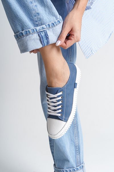 Capone Outfitters Pantofi Snaeker de damă din piele cu vârf cusut Emma