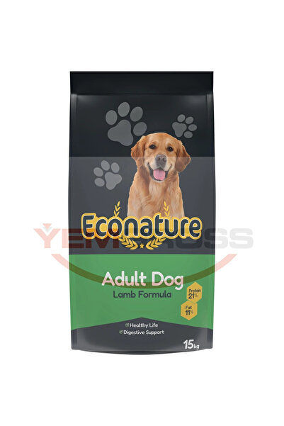 Econature Kuzu Etli Yetişkin Köpek Maması - 15 Kg