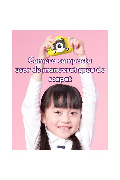 SMARTIC Camera, Instant Print, Full HD 1080p, 2.4”, 650mah, Games, Mp3, Memory Card Gift