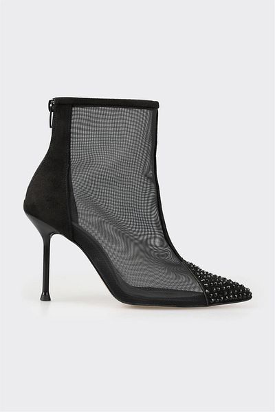Elle Shoes Μαύρα γυναικεία κλασικά μποτάκια