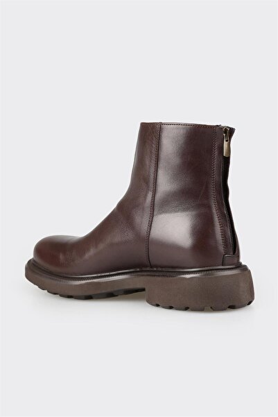 Elle Shoes Kahve Deri Erkek Günlük Bot