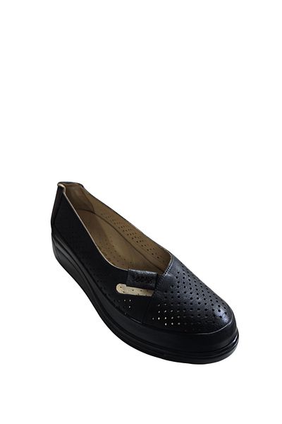 Ercan Konay 5913 Large Size Genuine Leather Mother Shoes