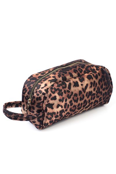 Capone Outfitters Τσάντα μακιγιάζ και τσάντα Capone Satin Leopard