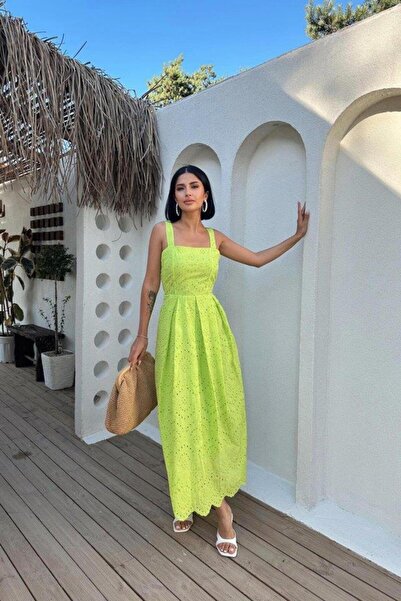 DEAG Φόρεμα με Πράσινο Λουράκι Συσκευής Brode