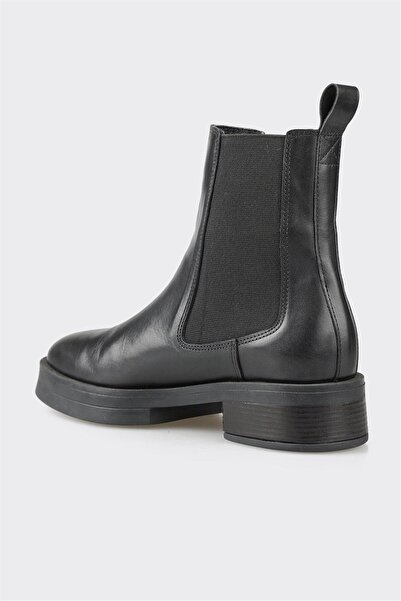 Elle Shoes Siyah Deri Kadın Günlük Bot