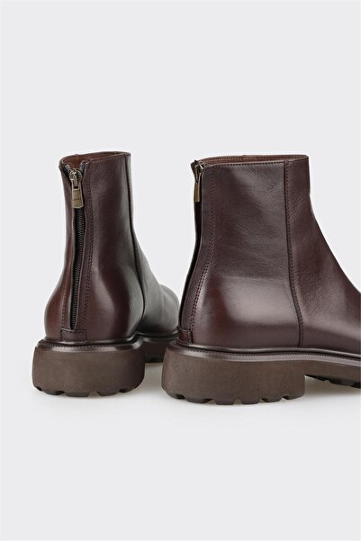 Elle Shoes Kahve Deri Erkek Günlük Bot
