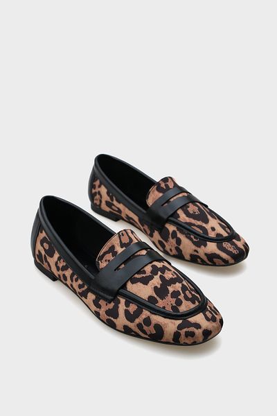 Capone Outfitters Дамски мокасини Caren с леопардово покритие