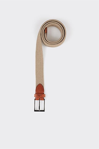 Elle Shoes Vizon Deri Erkek Kemer