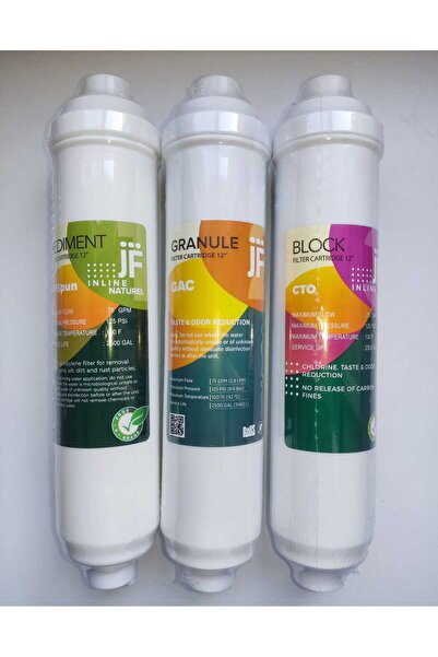 FİLTRE JF Jammy Filtre 3 lü Set Dirsekler Hediye