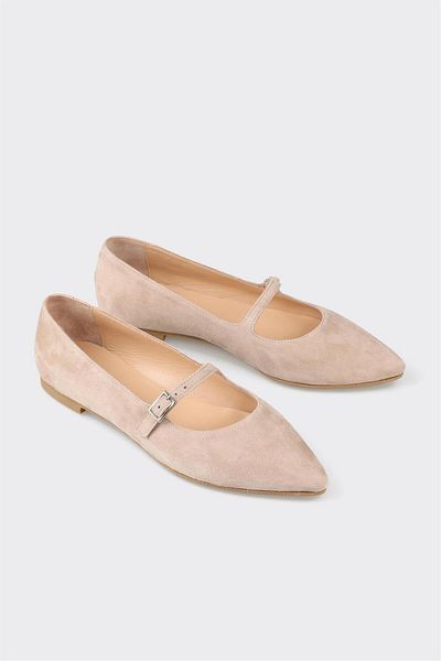 Elle Shoes حذاء كاجوال نسائي من الجلد الطبيعي