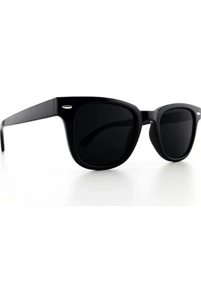 Kesene Stylish Style Unisex Sunglasses with Black Frame Detail Uv 400 Protection Polarized Metal Hinged Glasses