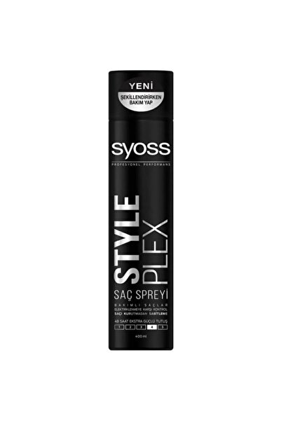 Syoss Style Plex Saç Spreyi Saç Şekillendirici 400 ml x 3 Adet