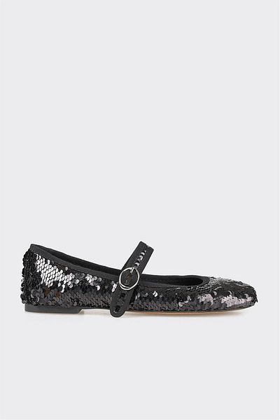 Elle Shoes Black Women's Ballet Flats