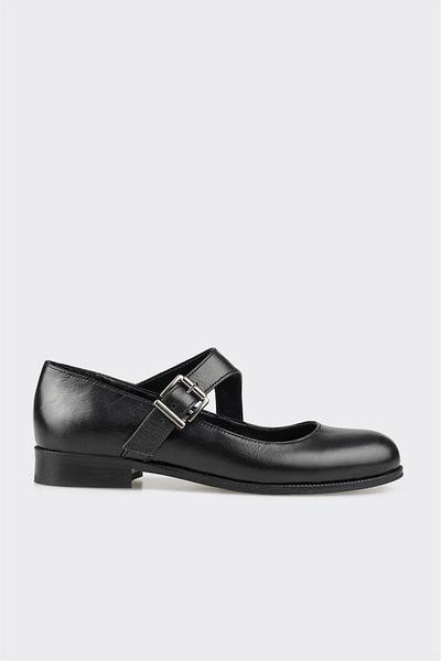 Elle Shoes Black Leather Women's Casual Shoes