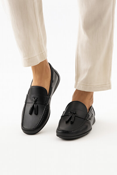 Safari Ayakkabı Loafer din piele cu ciucuri pentru bărbați Lisbon