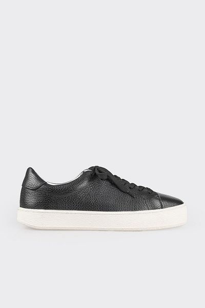 Elle Shoes Black Leather Men's Sports Shoes