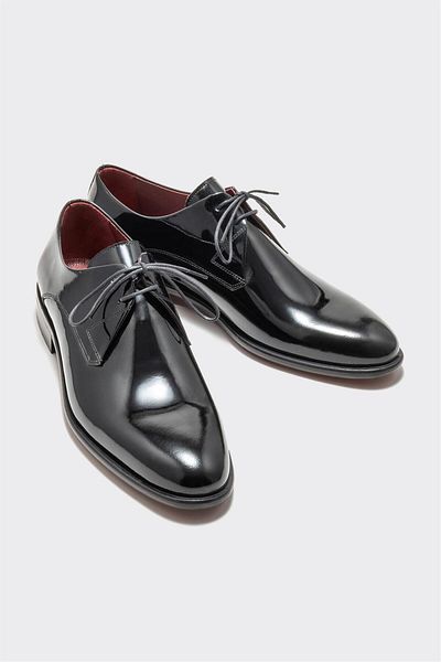 Elle Shoes Black Leather Men's Classic Shoes