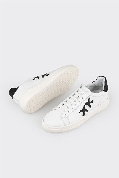 Elle Shoes Siyah Deri Kadın Spor Ayakkabı