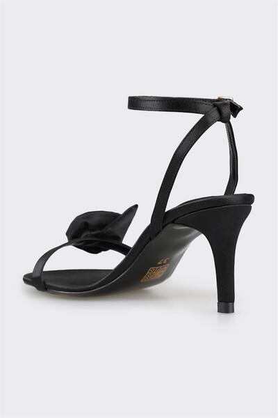 Elle Shoes Black Women's Heeled Sandals