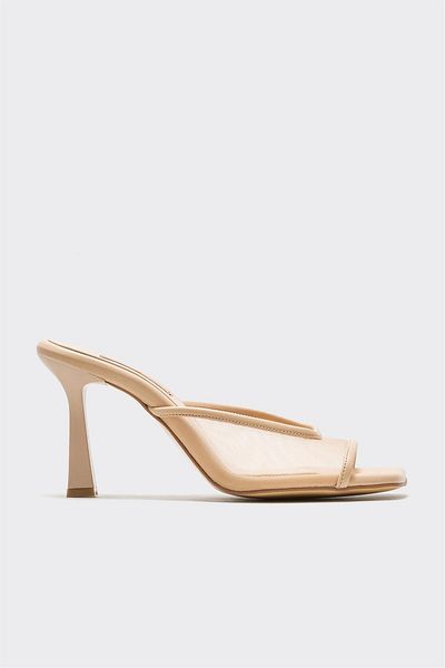 Elle Shoes Natural Women's Heeled Slippers