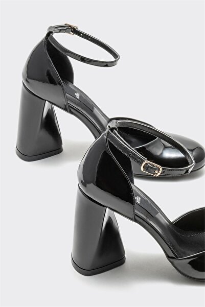Elle Shoes Siyah Kadın Topuklu Ayakkabı