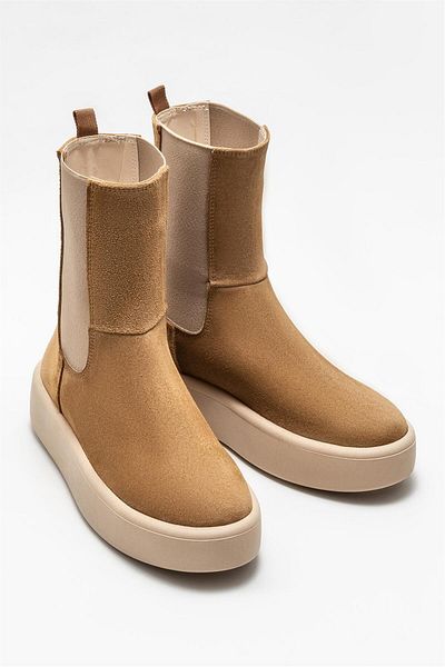 Elle Shoes Women's Daily Natural Leather Boots